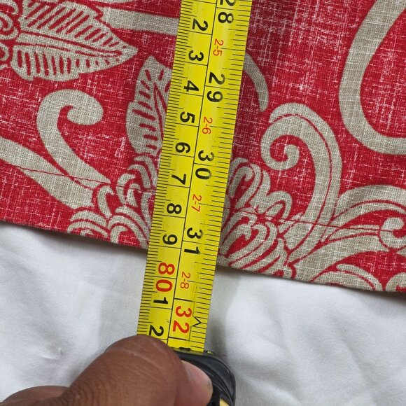 Reyn Spooner Kloth Mens Size XL Red Floral Button Front Shirt Aloha Hawaiian - Picture 9 of 9